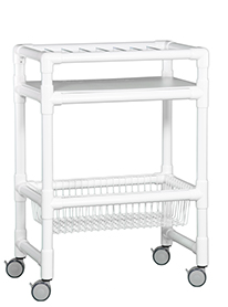 Notebook Chart Rack with Wire Basket