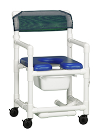 Standard Line Open Front Soft Seat Shower Chair Commode