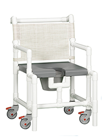 Midsize Open Front Shower Chair Commode